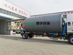 广西客户订购的石灰料仓已投入使用